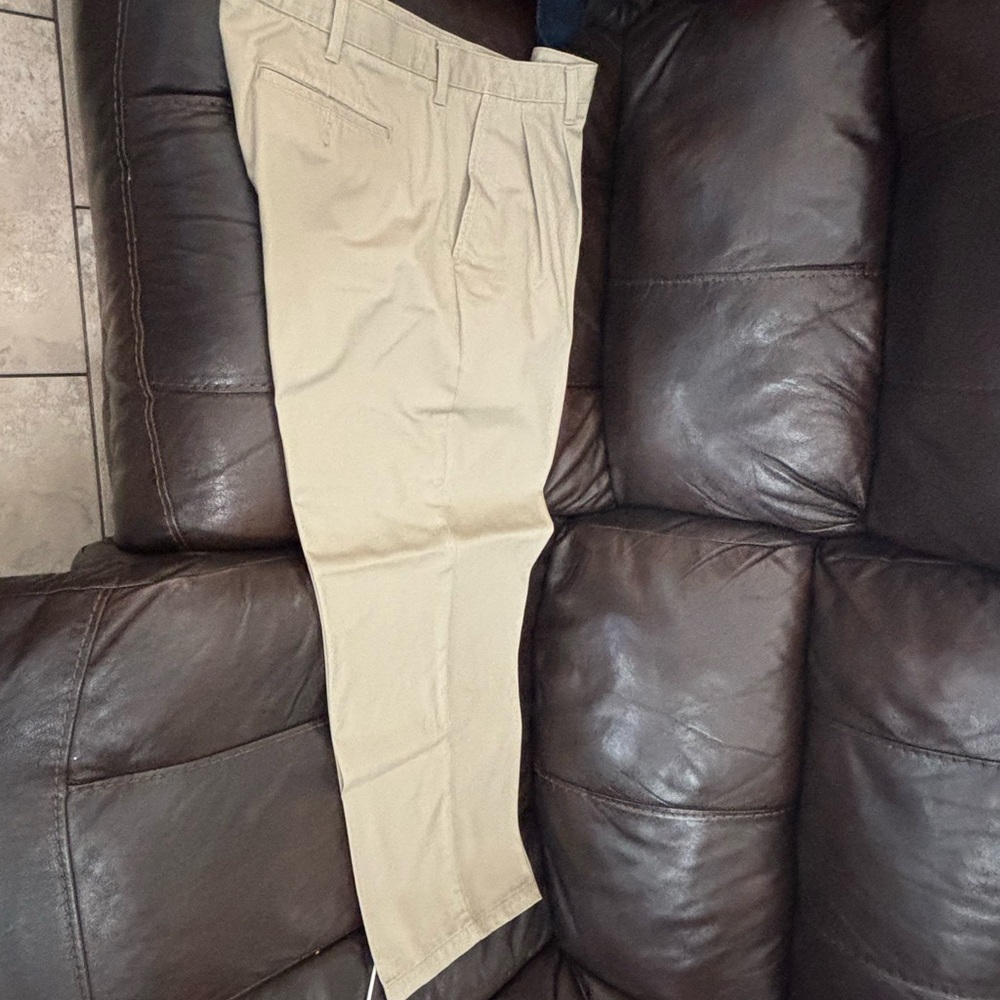 Men's Classic Khaki Chinos - Light Tan